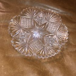 Beautiful cut glass centerpiece