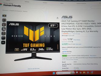 Asus tuf gaming monitor 240hz