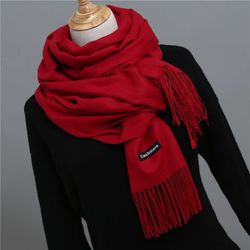 Red Cashmere Scarves 
