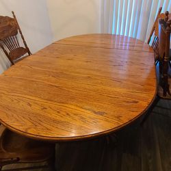 Wooden Table And Chairs 