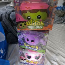 Crazy Fun Halloween Squishy Toys Set of 3