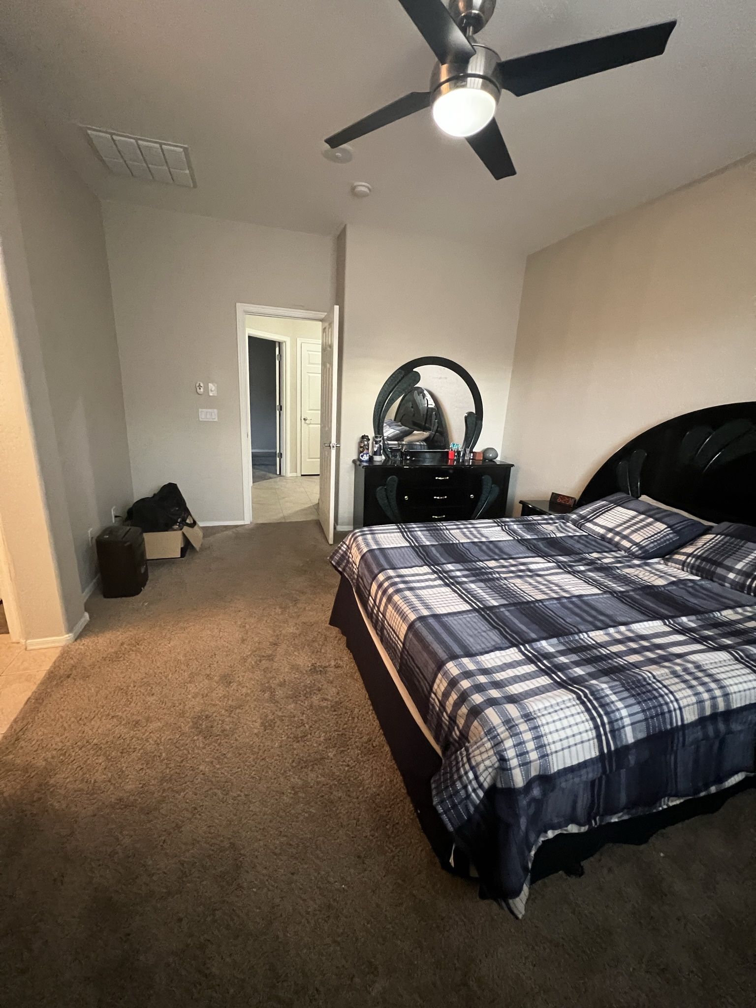 Queen Bed Set With Dresser Night Stand Mattress