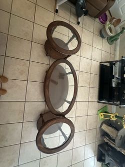 Coffee table and side tables