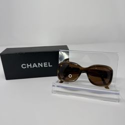 CHANEL Authentic Sunglasses In EUC With Box