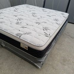 🔹️queen Size Mattress Pillow Top 12" Thick
