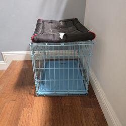 Metal, foldable Pet Carrier with Mat