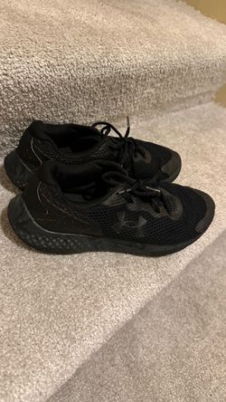 Under Armour black athletic sneakers