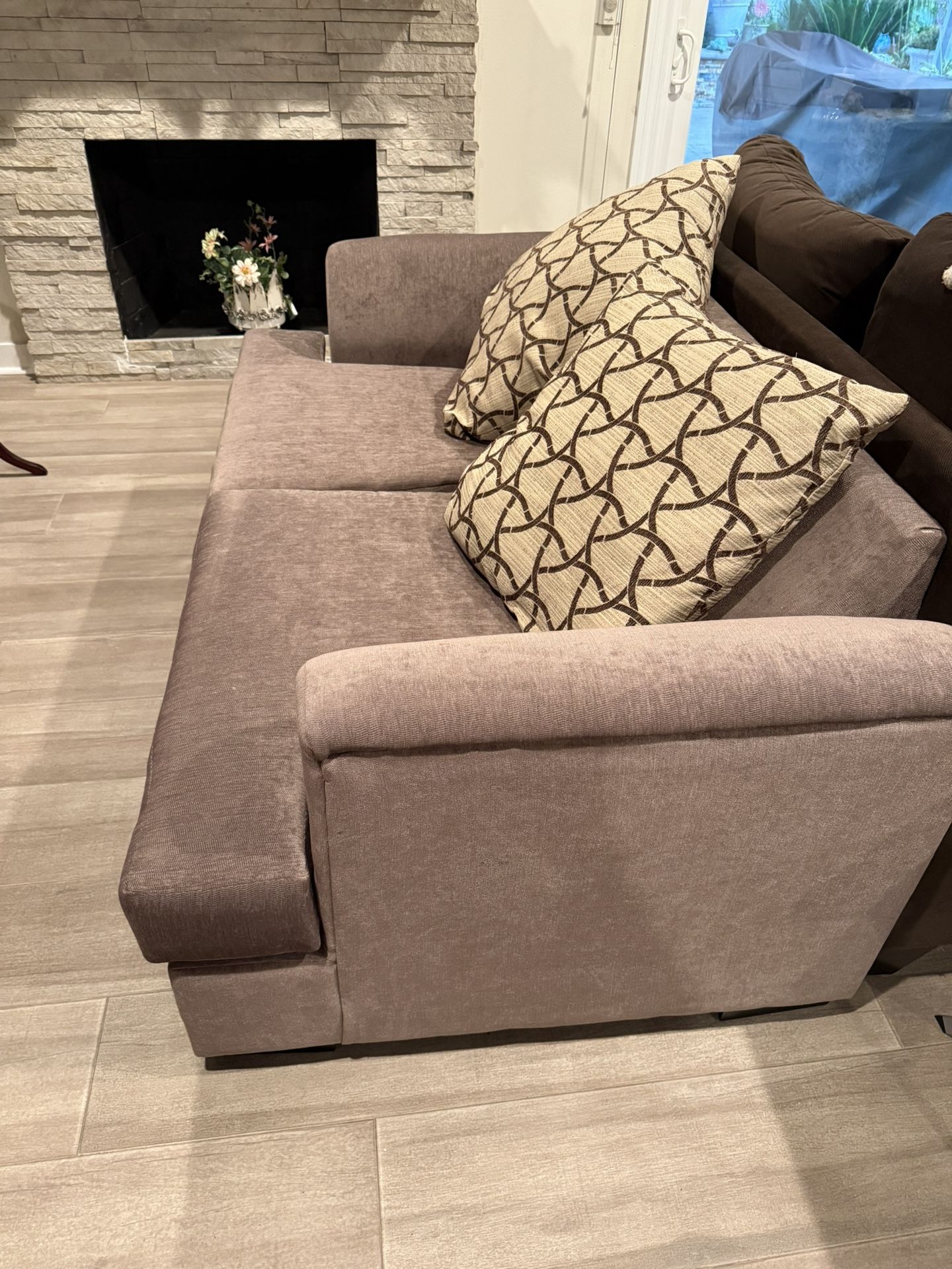Couch - Includes LARGE Pillows