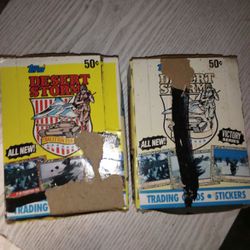 1991 Topps Desert Storm Trading Cards in the Victory Series