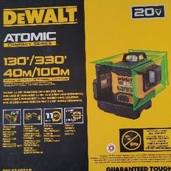 DeWalt ATOMIC 20V 360⁰ Laser Level 3 Beam 3 Plane 130' / 330' TOOL ONLY