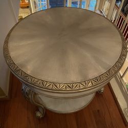 Real Oak Antique Side Table