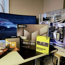 Ryzen 7800x3d tuf b850 ddr5 vengance ram brand new with seal