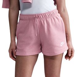 NIKE: Women’s Club Fleece Mid-Rise Shorts
