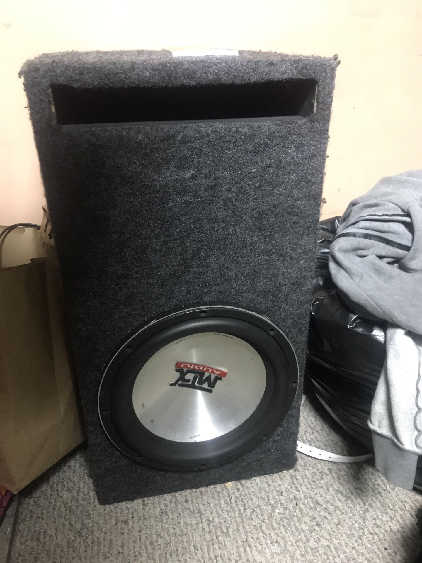 MTX 8500 12 (Subwoofer will be sold without box)