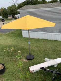 Big umbrella an stand