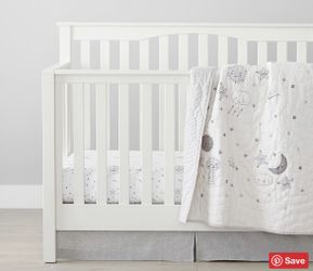 Pottery Barn Linen Crib Skirt