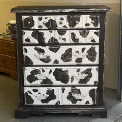 Cowprint Dresser