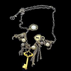 Erica Lyons Fashion Steampunk Necklace 