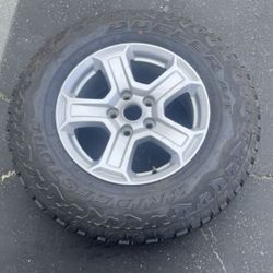 1 — 245/75r17 Jeep Cherokee Rim Wheels 5x127 5x5 100% New Tires Treads !