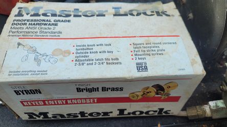 Keyed Knobset Doorknob