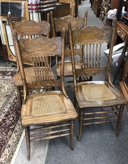 4 Ladder Back Chairs