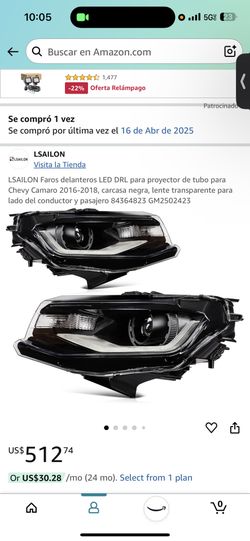 Luces Para Camaro 2016-2018