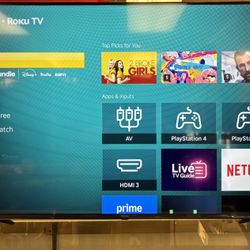 58” Class 4K UHD Led LCD Rome Smart Tv 