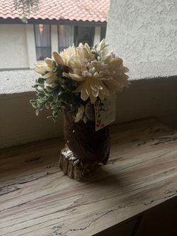 Owl Flower Decor 
