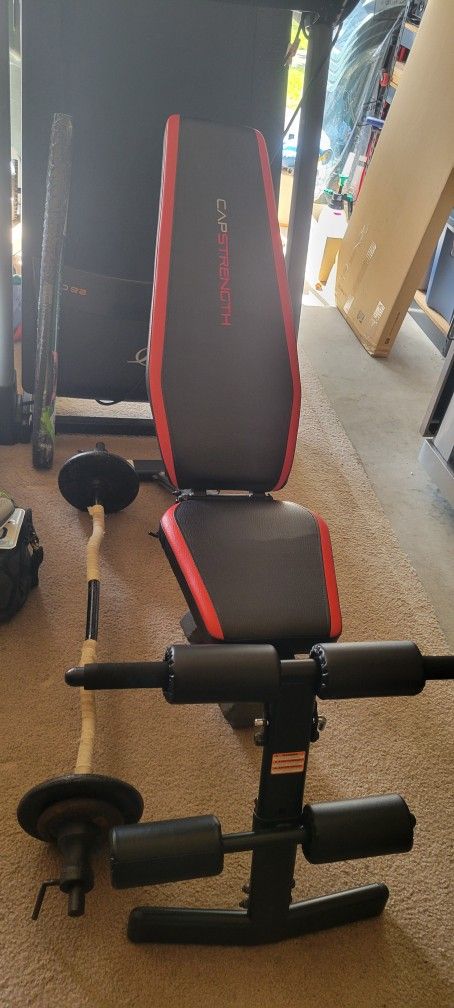 CAPSTRENTGH BENCH (RED & Black)
