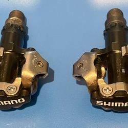 Shimano PD-M520 MTB SPD Bike Pedals (2)