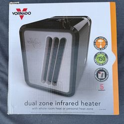 Vornado Infrared Heater Dual Zone Whole Room Heater NEW