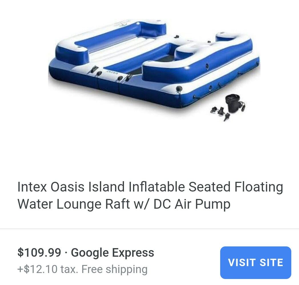 Intex Oasis Island Float