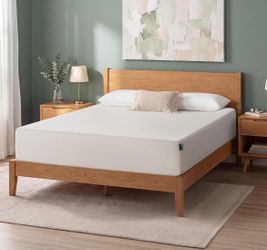 Zinus 12 Inch King Green Tea Memory Foam Mattress, Medium Firm Feel