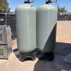 Fiberglass Water Retention Tank. 