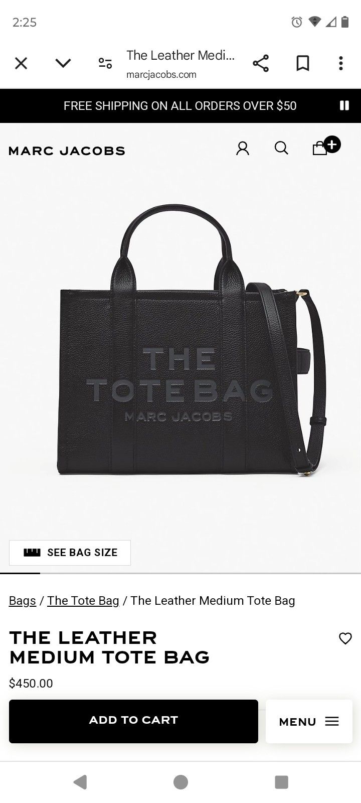 The Tote Bag by Marc Jacobs