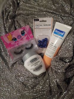 Skin care pkg with lashes