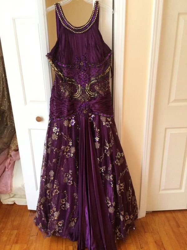Purple dress