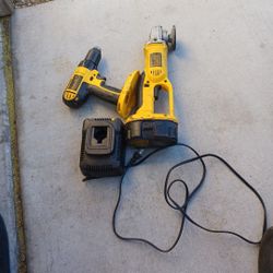 Drill Y Amoladora Dewalt 