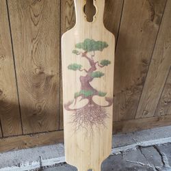BC Longboard Bamboo Skateboard
