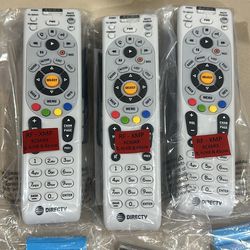 3- DirecTV Universal RF-XMF RC66RX Remote controles! $10 each