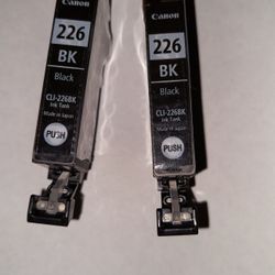 Canon Pixma Printer Ink ( CLI-226BK & CLI-226YW)