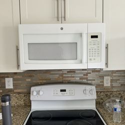 White Over The Counter Microwave Oven 