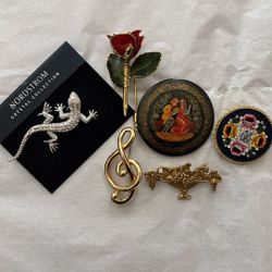 Variety Of Glamorous Pins From Vintage - Current
