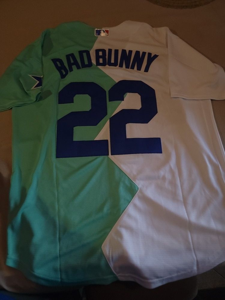 Men's Fan Made No #22 Angeles Dodgers Bad Bunny Baseball Jersey Vintage Med  To 3xl for Sale in Fontana, CA - OfferUp