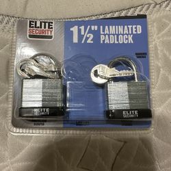 Locks Elite Security 1 1/2 Padlock (2)