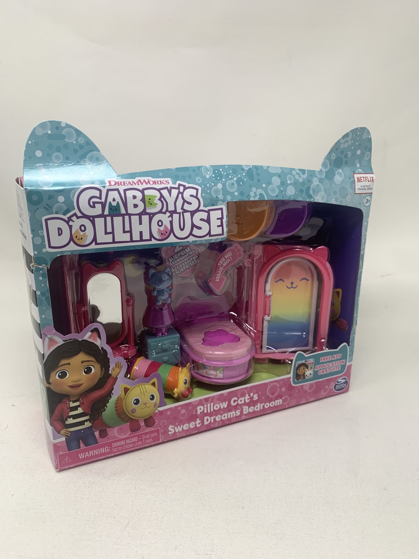 Gabbys dollhouse pillow cats sweet dreams bedroom