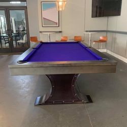 Metal Pool Table