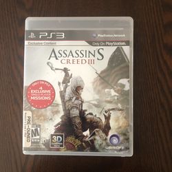 PS3 Assassin creed III