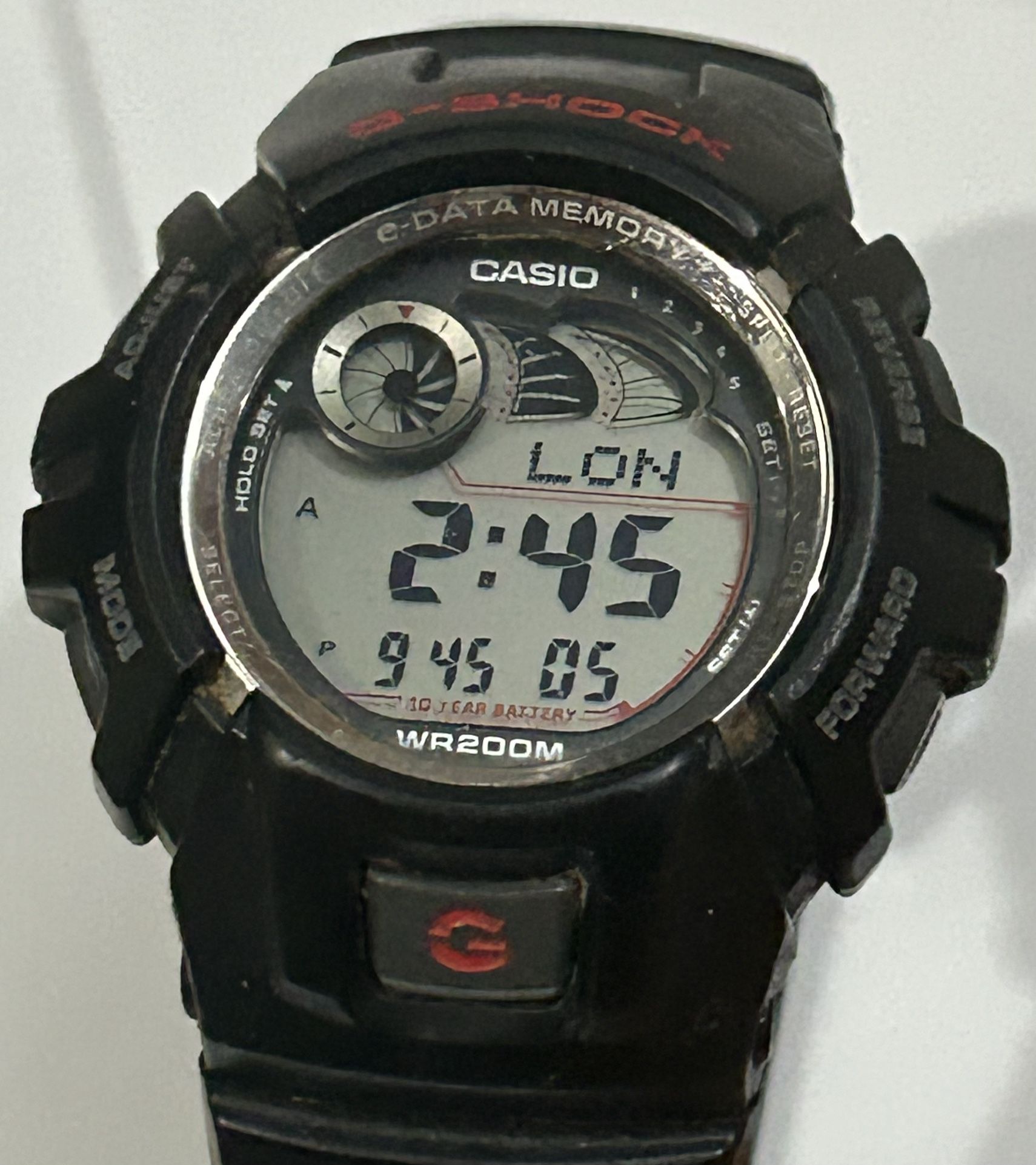 Casio G-2(contact info removed) G-Shock Men 200m Digital Chrono Watch