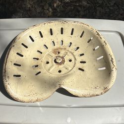 Old tractor seat
